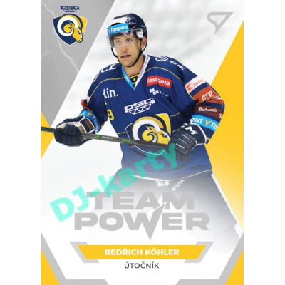 2021/22 Sportzoo TIPSPORT ELH Bedřich Köhler #TP-39 Team Power