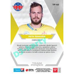 2021/22 Sportzoo TIPSPORT ELH Petr Šenkeřík #TP-40 Team Power