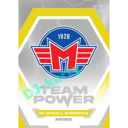 2021/22 Sportzoo TIPSPORT ELH HC Motor České Budějovice #TP-41 Team Power