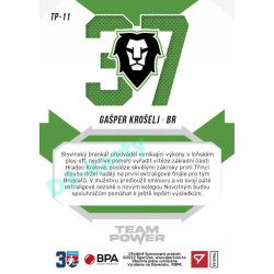 2022/23 Sportzoo ELH 1. série #TP-11 Gašper Krošelj Team Power