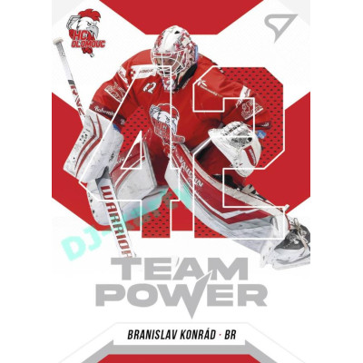 2022/23 Sportzoo ELH 1. série #TP-29 Branislav Konrád Team Power
