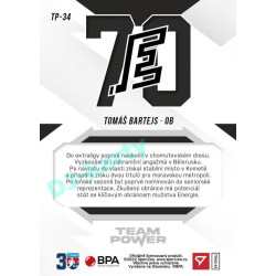 2022/23 Sportzoo ELH 1. série #TP-34 Tomáš Bartejs Team Power