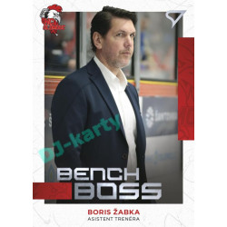2022/23 Sportzoo ELH 2. série #BB-12 Boris Žabka Bench Boss