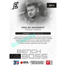 2022/23 Sportzoo ELH 2. série #BB-15 Václav Skuhravý Bench Boss