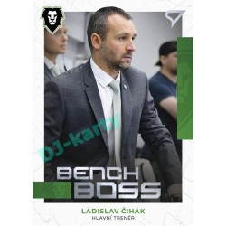 2022/23 Sportzoo ELH 2. série #BB-05 Ladislav Čihák Bench Boss