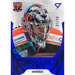 2022/23 Sportzoo ELH 2. série #GA-10 Jan Růžička Goalie ART Limited xx/70
