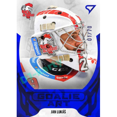 2022/23 Sportzoo ELH 2. série #GA-19 Jan Lukáš Goalie ART Limited xx/70