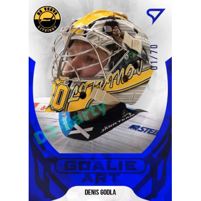 2022/23 Sportzoo ELH 2. série #GA-25 Denis Godla Goalie ART Limited xx/70