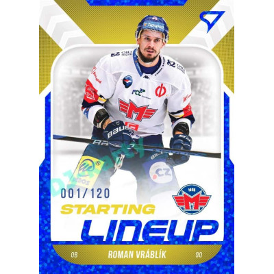 2022/23 Sportzoo ELH 2. série #SL-15 Roman Vráblík Starting Lineup 1st Period xxx/120