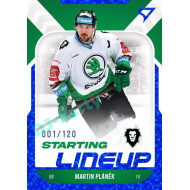 2022/23 Sportzoo ELH 2. série #SL-20 Martin Pláněk Starting Lineup 1st Period xxx/120