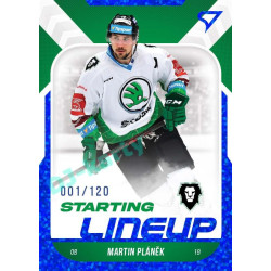 2022/23 Sportzoo ELH 2. série #SL-20 Martin Pláněk Starting Lineup 1st Period xxx/120