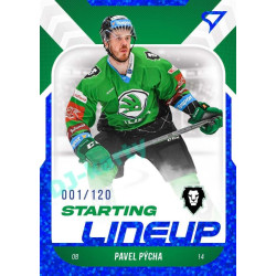 2022/23 Sportzoo ELH 2. série #SL-21 Pavel Pýcha Starting Lineup 1st Period xxx/120