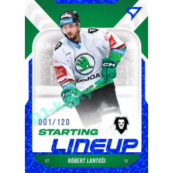 2022/23 Sportzoo ELH 2. série #SL-24 Róbert Lantoši Starting Lineup 1st Period xxx/120