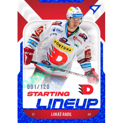 2022/23 Sportzoo ELH 2. série #SL-34 Lukáš Radil Starting Lineup 1st Period xxx/120
