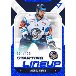 2022/23 Sportzoo ELH 2. série #SL-42 Michal Birner Starting Lineup 1st Period xxx/120