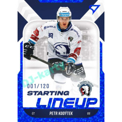 2022/23 Sportzoo ELH 2. série #SL-53 Petr Kodýtek Starting Lineup 1st Period xxx/120