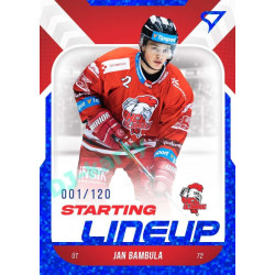 2022/23 Sportzoo ELH 2. série #SL-58 Jan Bambula Starting Lineup 1st Period xxx/120