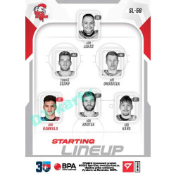 2022/23 Sportzoo ELH 2. série #SL-58 Jan Bambula Starting Lineup 1st Period xxx/120