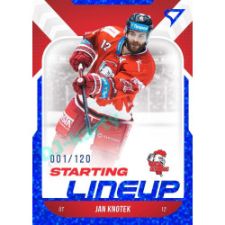 2022/23 Sportzoo ELH 2. série #SL-59 Jan Knotek Starting Lineup 1st Period xxx/120
