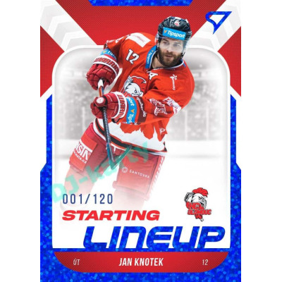 2022/23 Sportzoo ELH 2. série #SL-59 Jan Knotek Starting Lineup 1st Period xxx/120