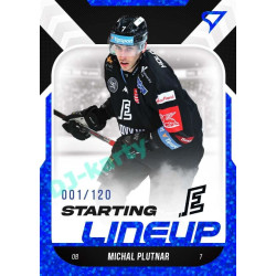 2022/23 Sportzoo ELH 2. série #SL-68 Michal Plutnar Starting Lineup 1st Period xxx/120