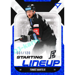 2022/23 Sportzoo ELH 2. série #SL-69 Tomáš Bartejs Starting Lineup 1st Period xxx/120