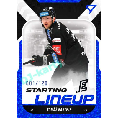 2022/23 Sportzoo ELH 2. série #SL-69 Tomáš Bartejs Starting Lineup 1st Period xxx/120