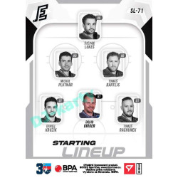 2022/23 Sportzoo ELH 2. série #SL-71 Dávid Gríger Starting Lineup 1st Period xxx/120
