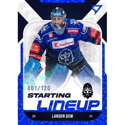 2022/23 Sportzoo ELH 2. série #SL-79 Landon Bow Starting Lineup 1st Period xxx/120