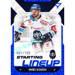 2022/23 Sportzoo ELH 2. série #SL-81 Ondřej Slováček Starting Lineup 1st Period xxx/120