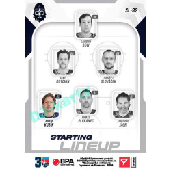 2022/23 Sportzoo ELH 2. série #SL-82 Adam Kubík Starting Lineup 1st Period xxx/120
