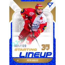2022/23 Sportzoo ELH 2. série #SL-86 Petr Kadlec Starting Lineup 1st Period xxx/120
