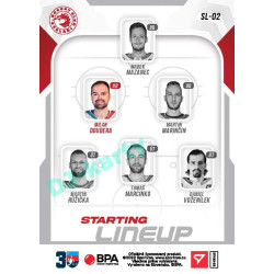 2022/23 Sportzoo ELH 2. série #SL-02 Milan Doudera Starting Lineup 3rd Period xx/30
