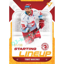 2022/23 Sportzoo ELH 2. série #SL-05 Tomáš Marcinko Starting Lineup 3rd Period xx/30