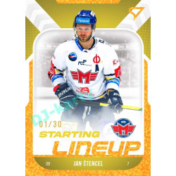 2022/23 Sportzoo ELH 2. série #SL-14 Jan Štencel Starting Lineup 3rd Period xx/30