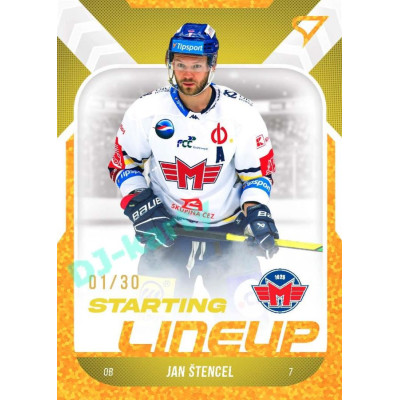 2022/23 Sportzoo ELH 2. série #SL-14 Jan Štencel Starting Lineup 3rd Period xx/30