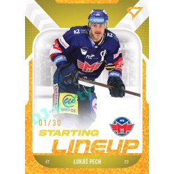 2022/23 Sportzoo ELH 2. série #SL-17 Lukáš Pech Starting Lineup 3rd Period xx/30