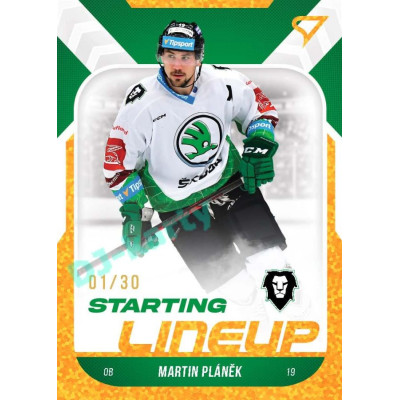 2022/23 Sportzoo ELH 2. série #SL-20 Martin Pláněk Starting Lineup 3rd Period xx/30