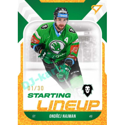 2022/23 Sportzoo ELH 2. série #SL-23 Ondřej Najman Starting Lineup 3rd Period xx/30