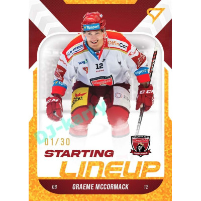 2022/23 Sportzoo ELH 2. série #SL-26 Greame McCormack Starting Lineup 3rd Period xx/30