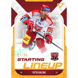 2022/23 Sportzoo ELH 2. série #SL-27 Petr Kalina Starting Lineup 3rd Period xx/30