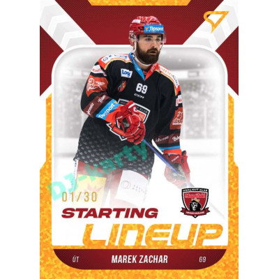 2022/23 Sportzoo ELH 2. série #SL-28 Marek Zachar Starting Lineup 3rd Period xx/30
