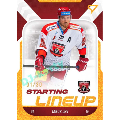 2022/23 Sportzoo ELH 2. série #SL-29 Jakub Lev Starting Lineup 3rd Period xx/30