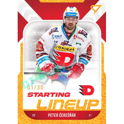 2022/23 Sportzoo ELH 2. série #SL-32 Peter Čerešňák Starting Lineup 3rd Period xx/30