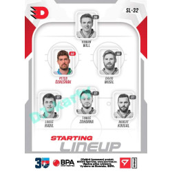 2022/23 Sportzoo ELH 2. série #SL-32 Peter Čerešňák Starting Lineup 3rd Period xx/30