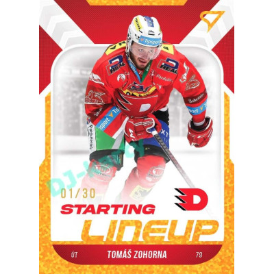 2022/23 Sportzoo ELH 2. série #SL-35 Tomáš Zohorna Starting Lineup 3rd Period xx/30