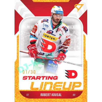 2022/23 Sportzoo ELH 2. série #SL-36 Robert Kousal Starting Lineup 3rd Period xx/30