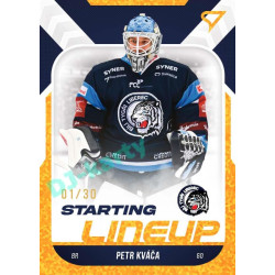 2022/23 Sportzoo ELH 2. série #SL-37 Petr Kváča Starting Lineup 3rd Period xx/30