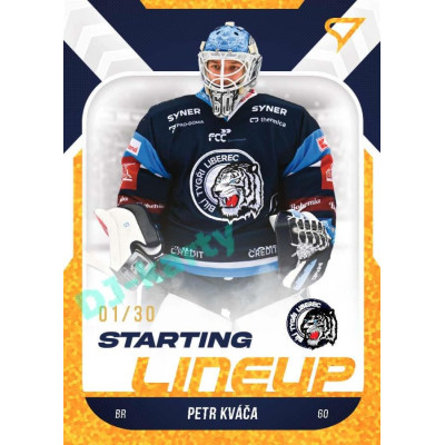2022/23 Sportzoo ELH 2. série #SL-37 Petr Kváča Starting Lineup 3rd Period xx/30