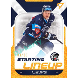 2022/23 Sportzoo ELH 2. série #SL-38 T.J. Melancon Starting Lineup 3rd Period xx/30
